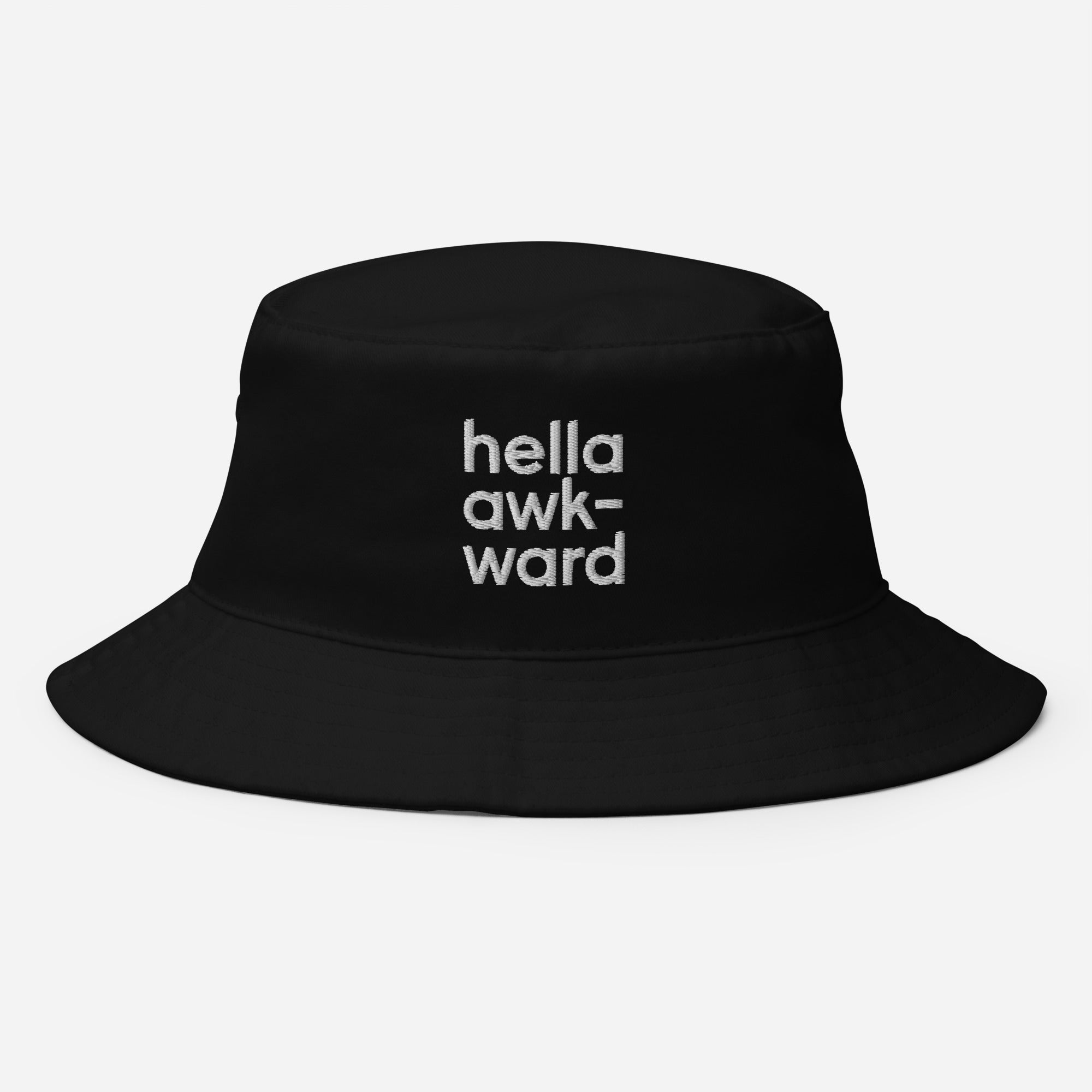 logo bucket hat - Hella Awkward